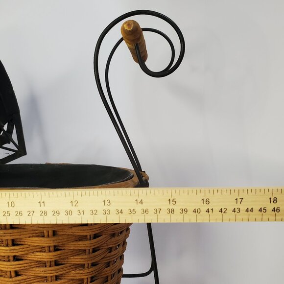 Antique Vintage Victorian Wicker Metal Stroller Doll Carriage Buggy - Picture 14 of 14